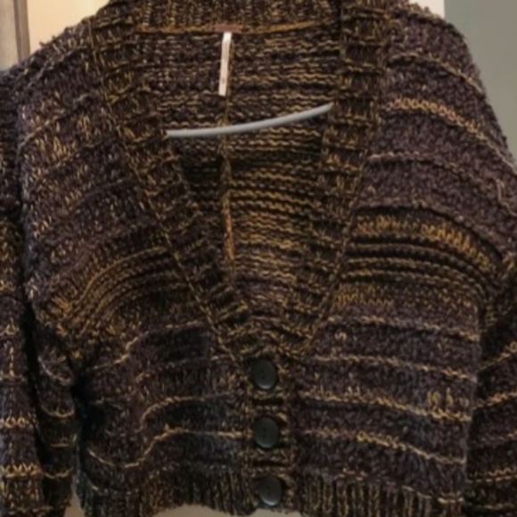 Free People Cropped Cardigan - Picture 2 of 7